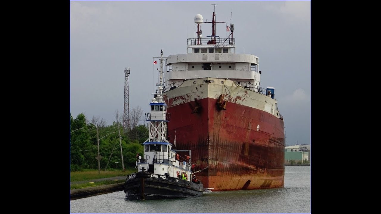 Ship AMERICAN VICTORY Final Voyage on the Welland Canal