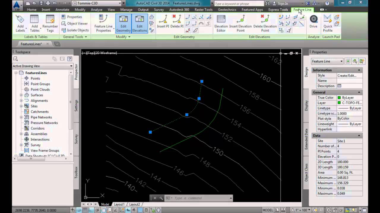 Feature Line To Polyline