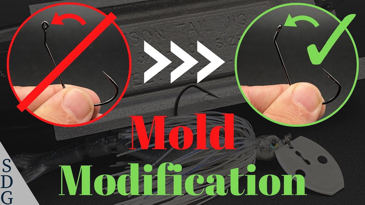 Modify Your Poison Tail Mold to make Bladed Jigs!