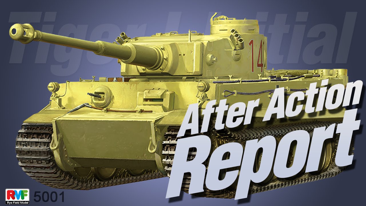 Отчет о боевых действиях: модель Tiger I Rye Field, выпуск начат в начале 1943 года, Тунис, масшт...