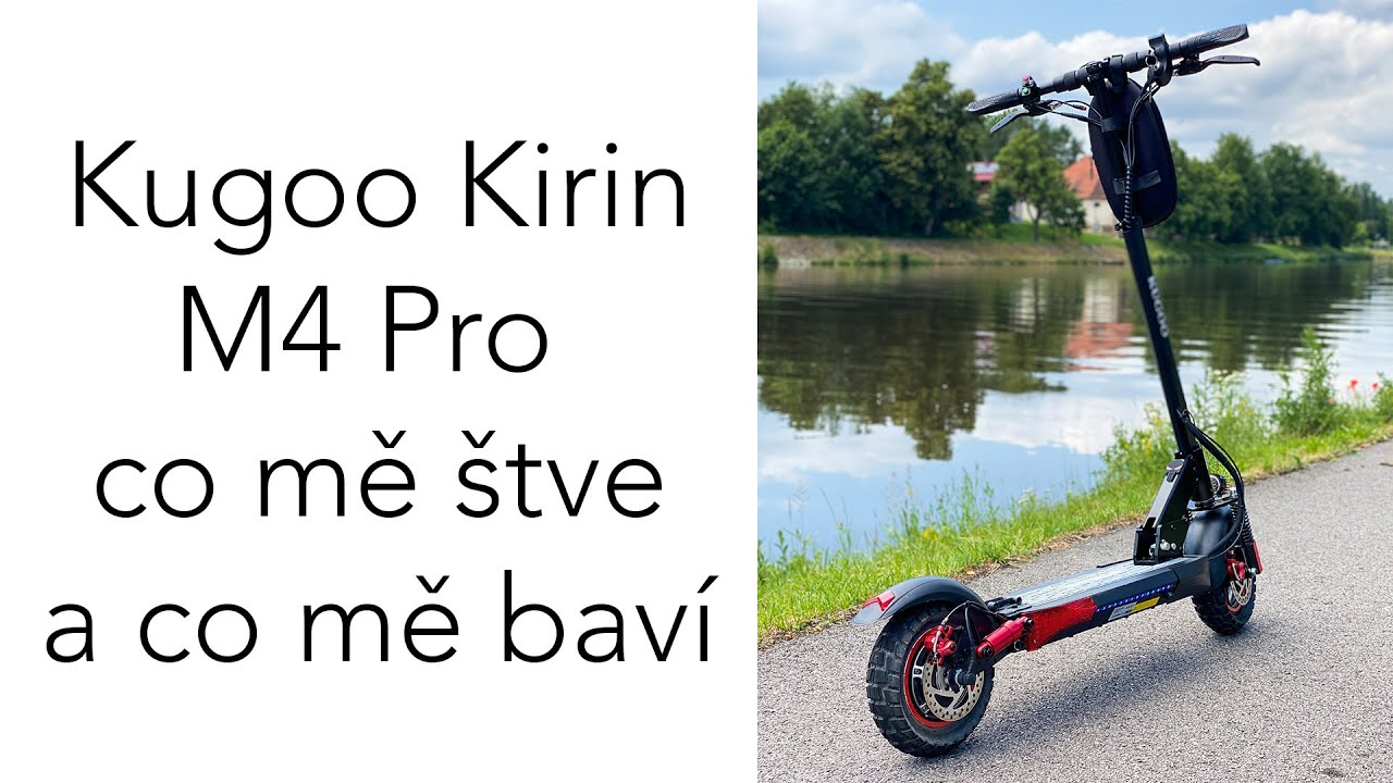 Kugoo Kirin M4 Pro - co mě štve a co mě baví a jak jsem si málem rozbil držku 😅.