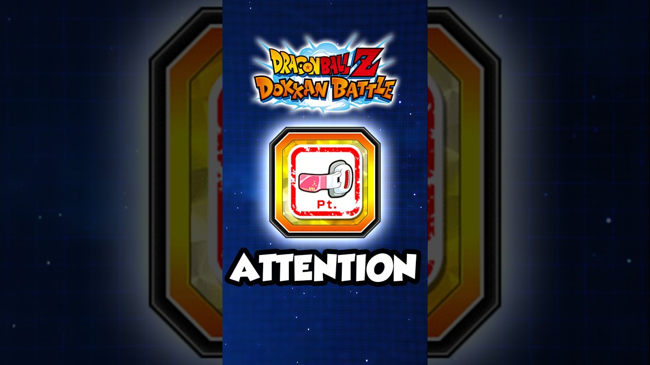 ⚠ WARNING! Don't use your TICKETS too quickly! Dokkan Battle #shorts