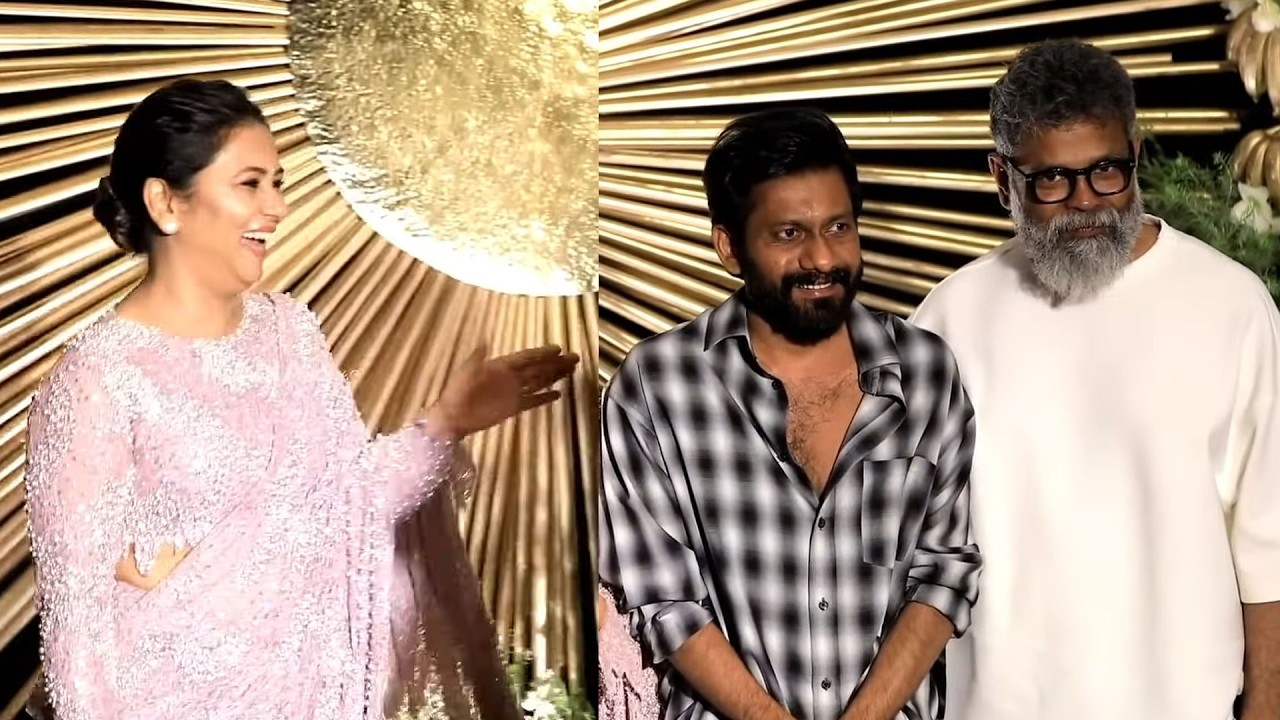 #Peddi Director Buchi Babu Fun With Sukumar & Wife | Vijay Deverakonda & Rashmika Mandanna Reception
