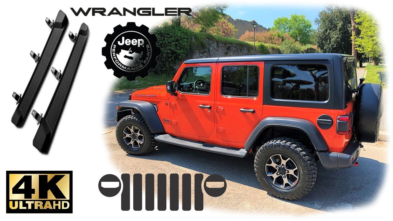 Jeep Wrangler Rubicon JL Installazione Pedane ITA