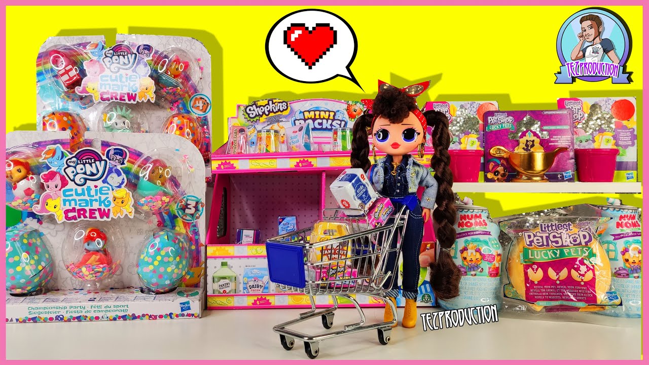 OUVERTURE BOOSTERS MY LITTLE PONY - LPS - NUMS NOMS - SHOPKINS