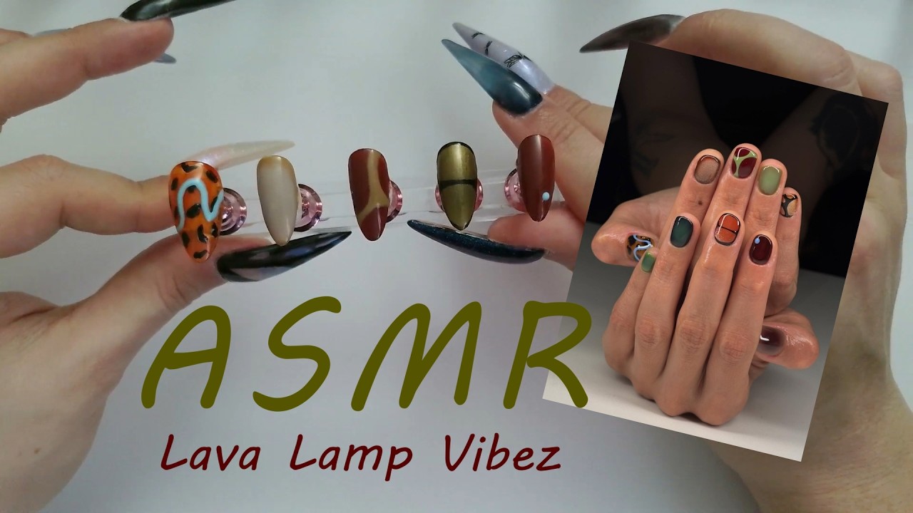ASMR | Recreate Nails with Me | Lava Lamp Nails | Whisper and Tapping