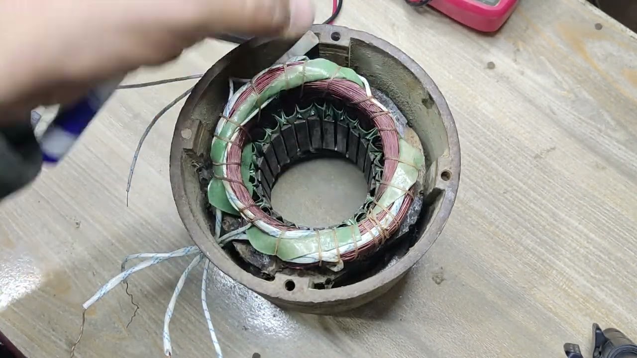Single Phase Motor Repairing - How to repair cross connection problem - Motor Winding Heat Up