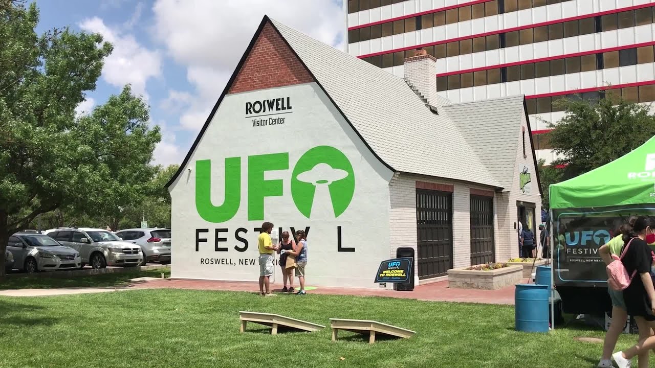 Visitors come from all over to take part in Roswell's UFO Festival