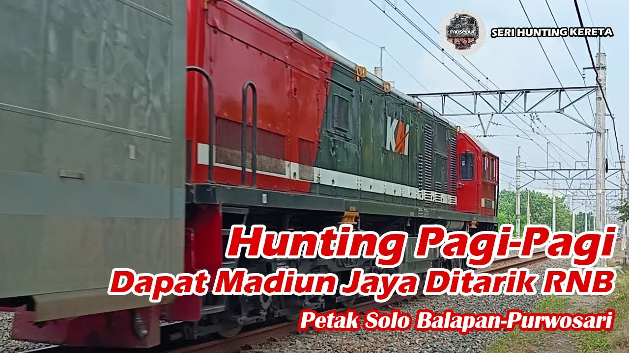Hunting Pagi-Pagi dapat Lokomotif RNB 😍😍 - 24 Agustus 2025 | Seri Hunting Kereta