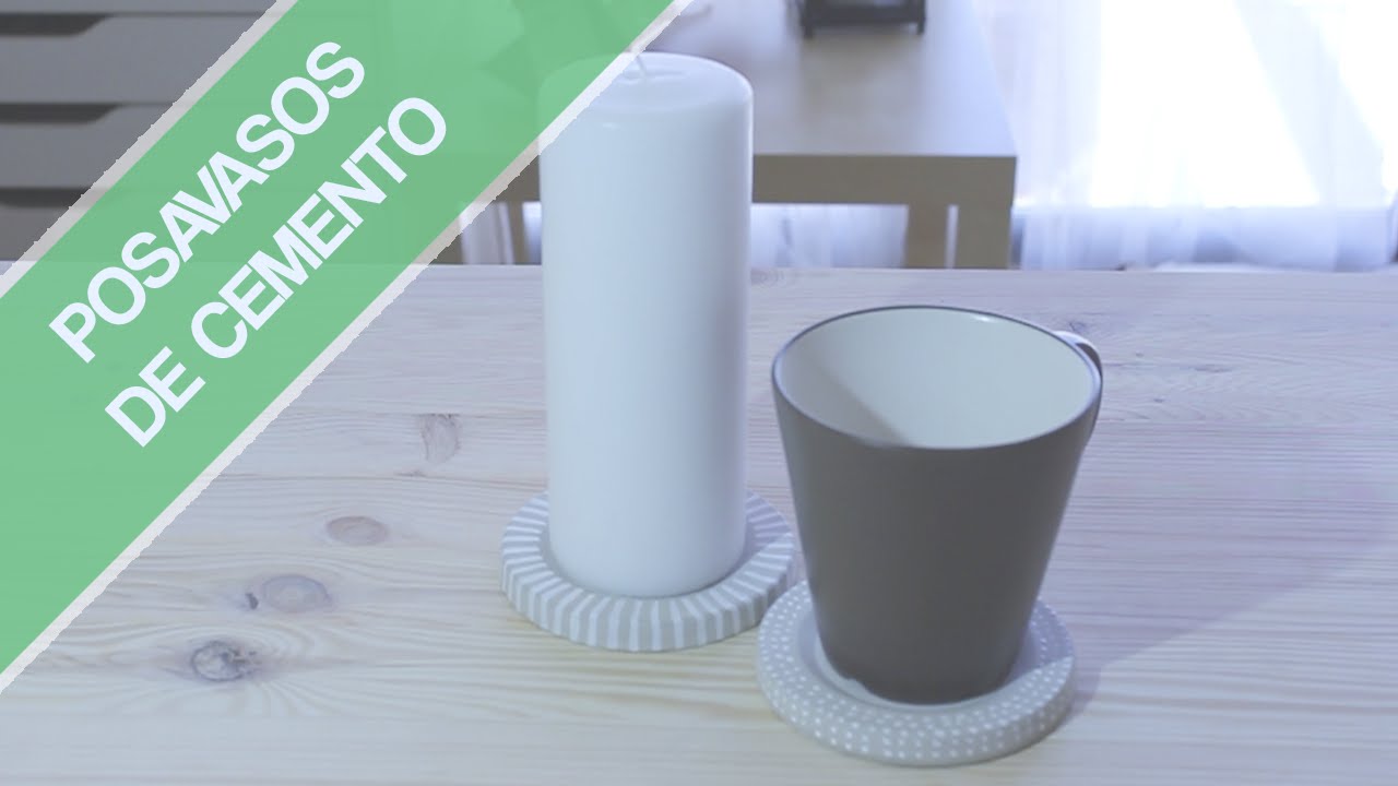 Posavasos de cemento || DIY || MAKE ESTUDIO