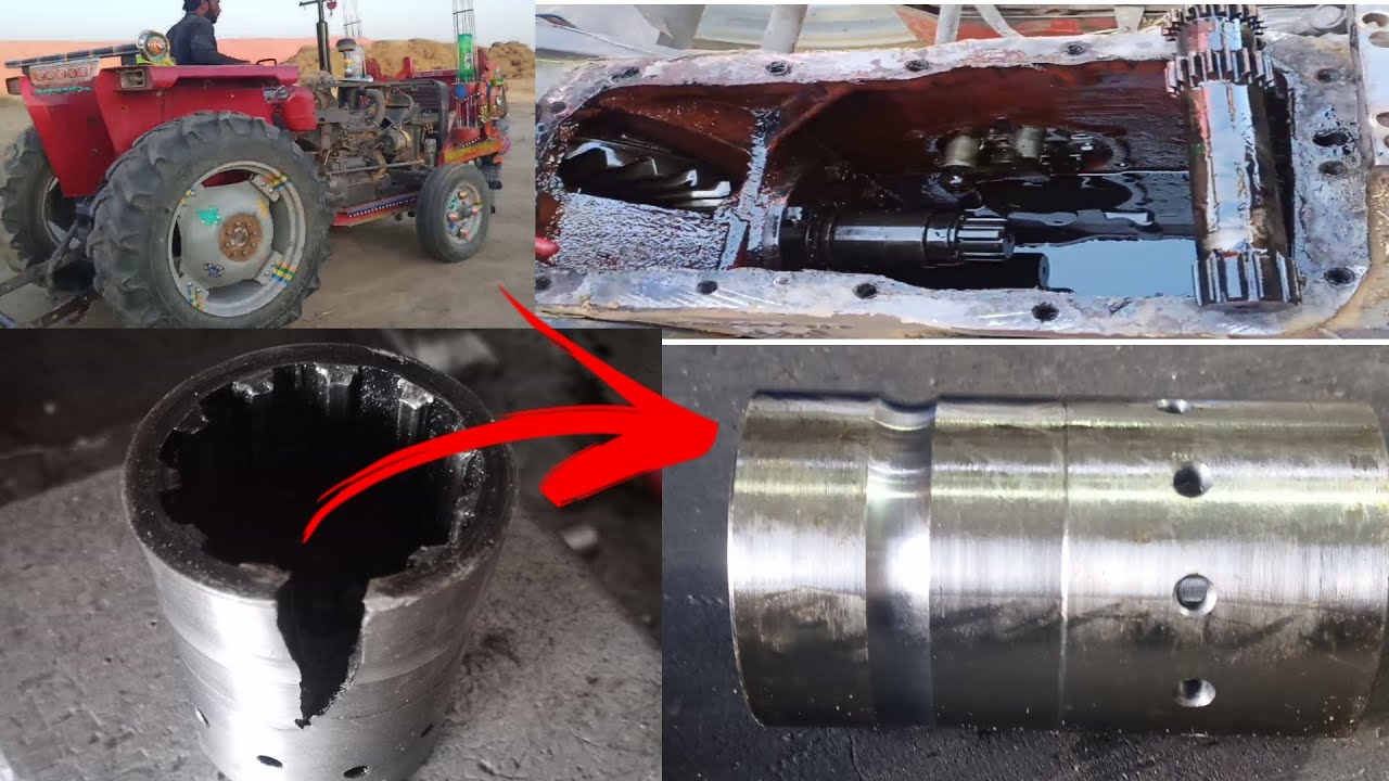 How to replace Pinion coupling Massey Ferguson 240/ 260 /375/ 385.Pinion coupling problem resolved.