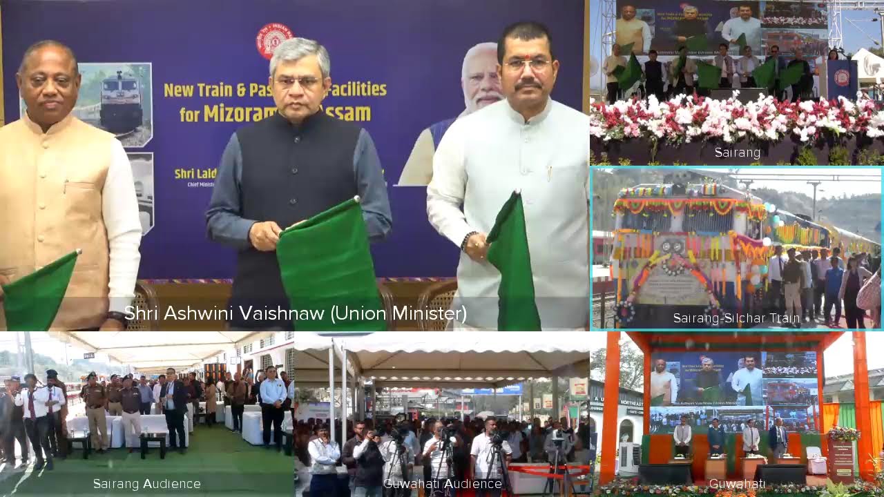 New Train & Passenger Facilities for Mizoram and Assam