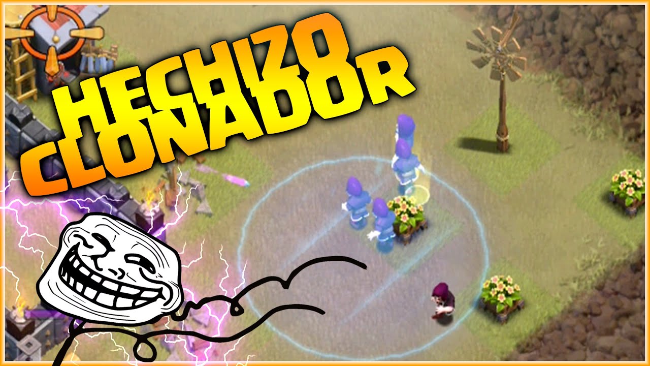 PROBANDO EL NUEVO HECHIZO - CLONADO CON DIVERSION - CLASH OF CLANS