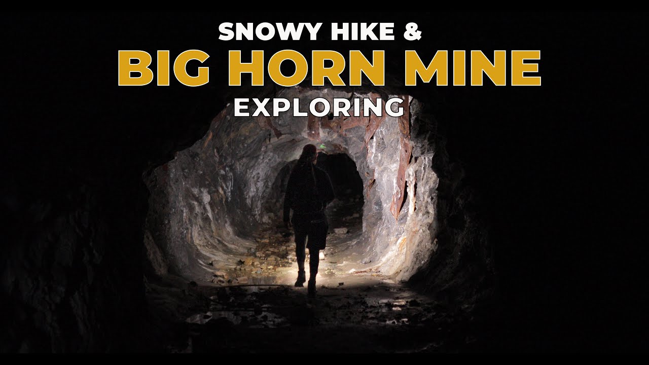 Snowy hike and Big Horn Mine exploring | I wasn't expecting this!
