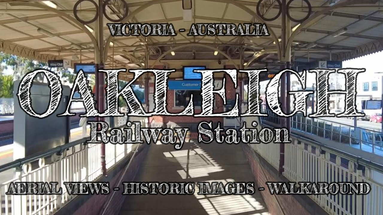 Aerial view - Historic images - Walkaround : Oakleigh Railway Station : Victoria Australia