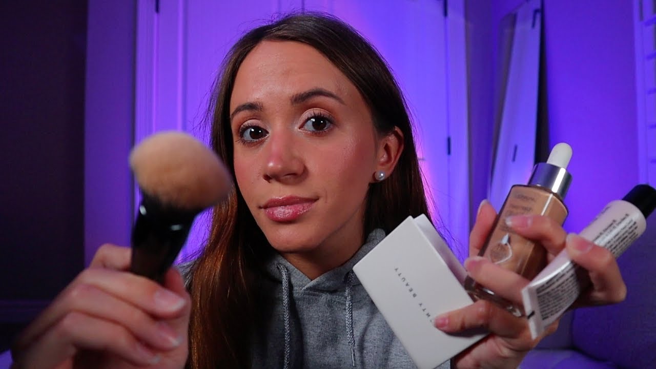 ASMR / Doing Your Makeup But You're In a Rush (fast asmr)