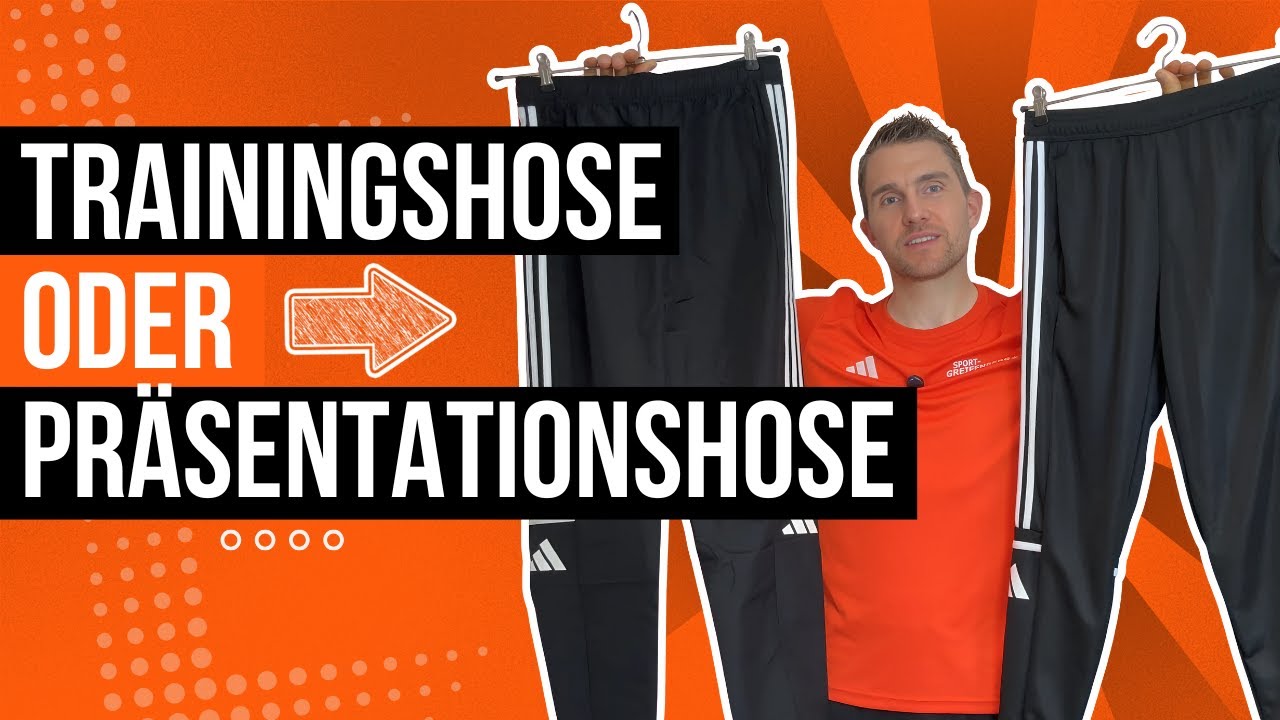 Lieber die adidas Squadra 25 Trainingshose oder die Pr&auml;sentationshose nehmen? Vergleich