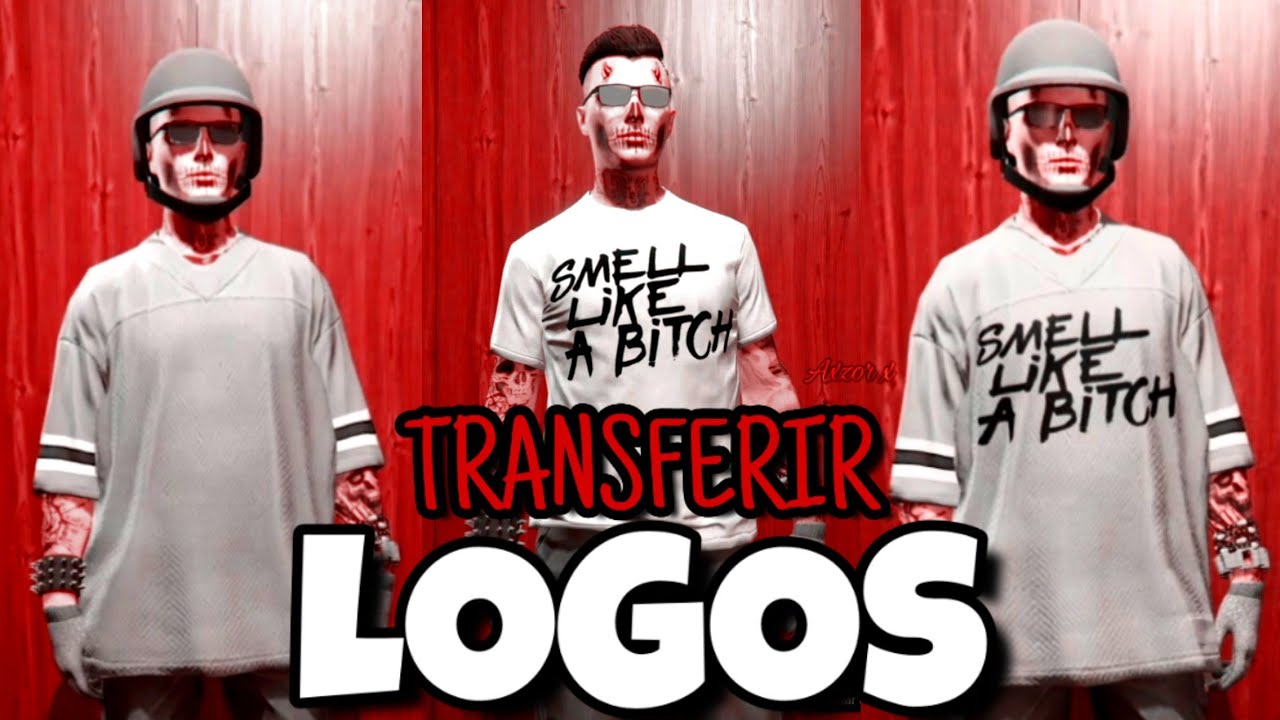 TRANSFERIR LOGOS DE CAMISETAS MUY SENCILLO - GTA V ONLINE - CONJUNTOS TRYHARD