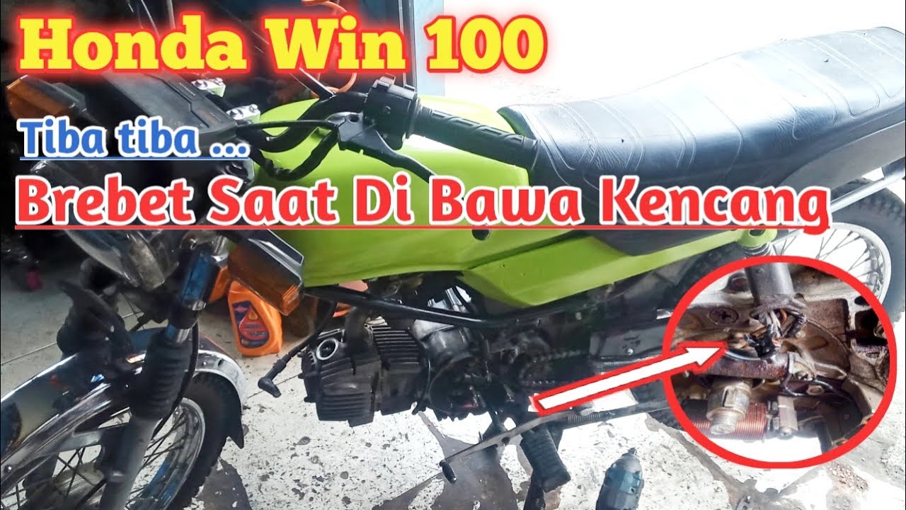 Honda Win 100 Brebet Saat di Gas