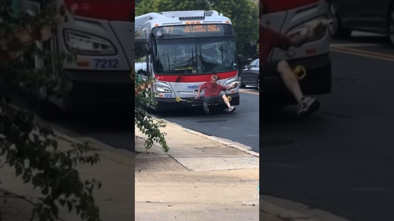 A Dangerous Way To Ride The Bus! #publictransit #busdrivers