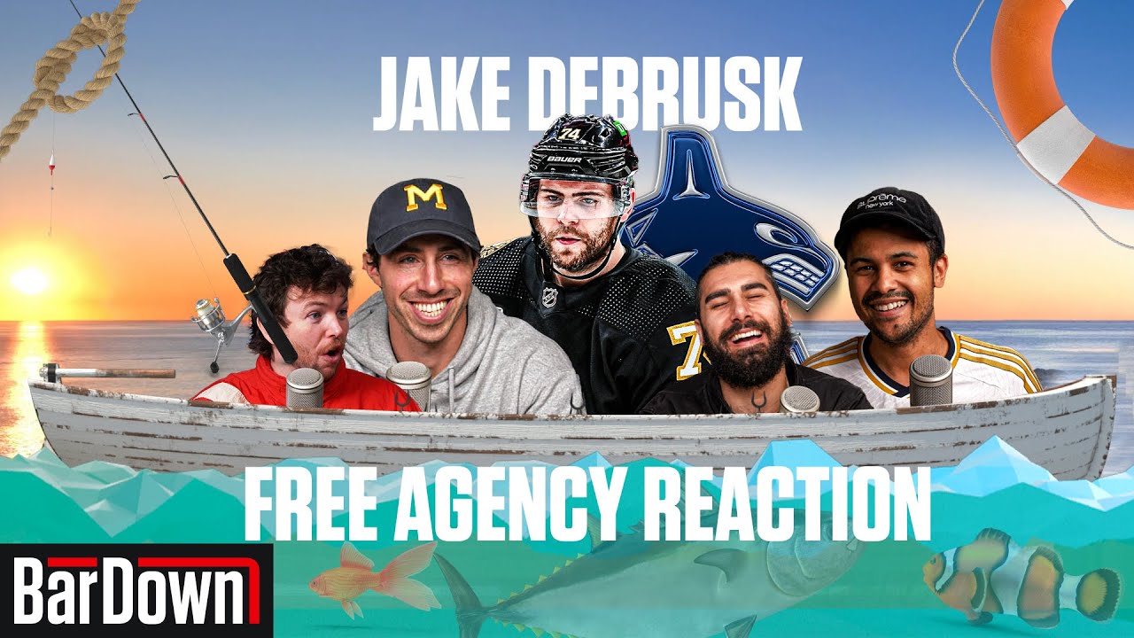 INSTANT REACTION TO THE JAKE DEBRUSK SIGNING | BarDown Free Agent Frenzy Live Stream