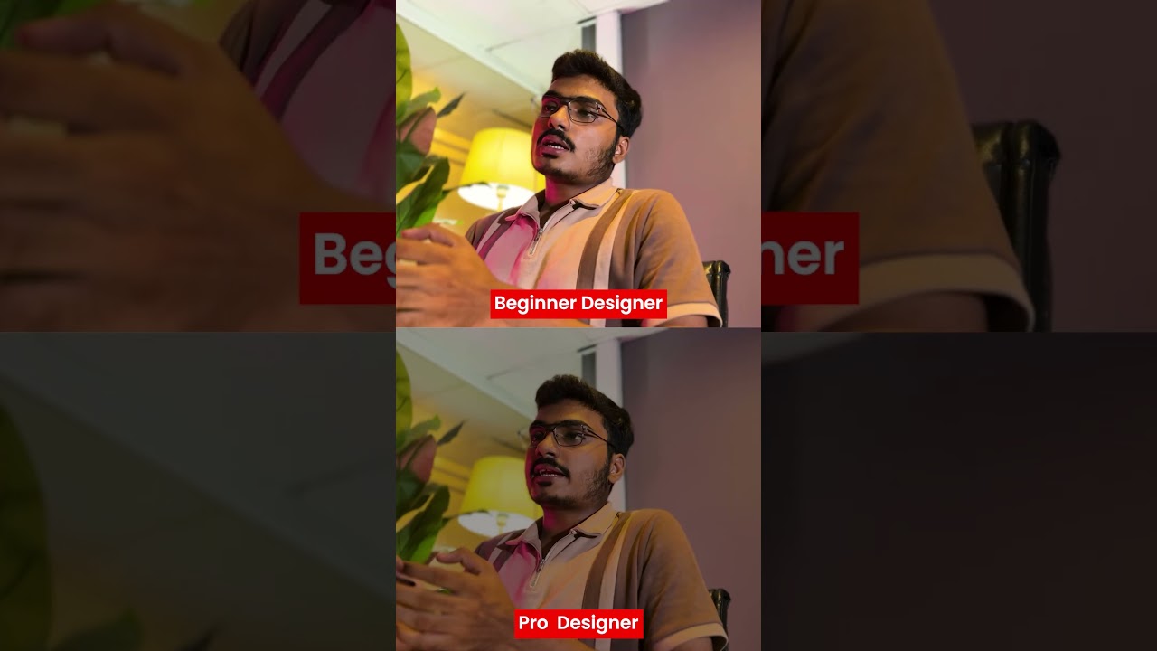Beginner vs Pro Designer 🎨 | Graphic Design Differences Explained