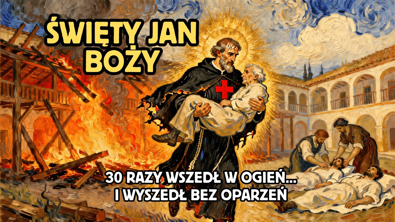 8 Lutego - Święty Jan Boży: Trzydzieści Razy Wszedł w Ogień i Wyszedł Bez Oparzeń