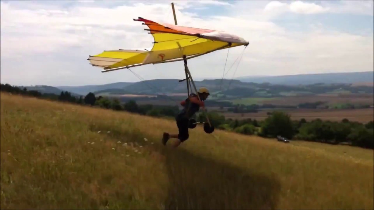 HANG GLIDING LESSON: 2 short flights , swap glider DAY 4 - 5  HOW TO LEARN