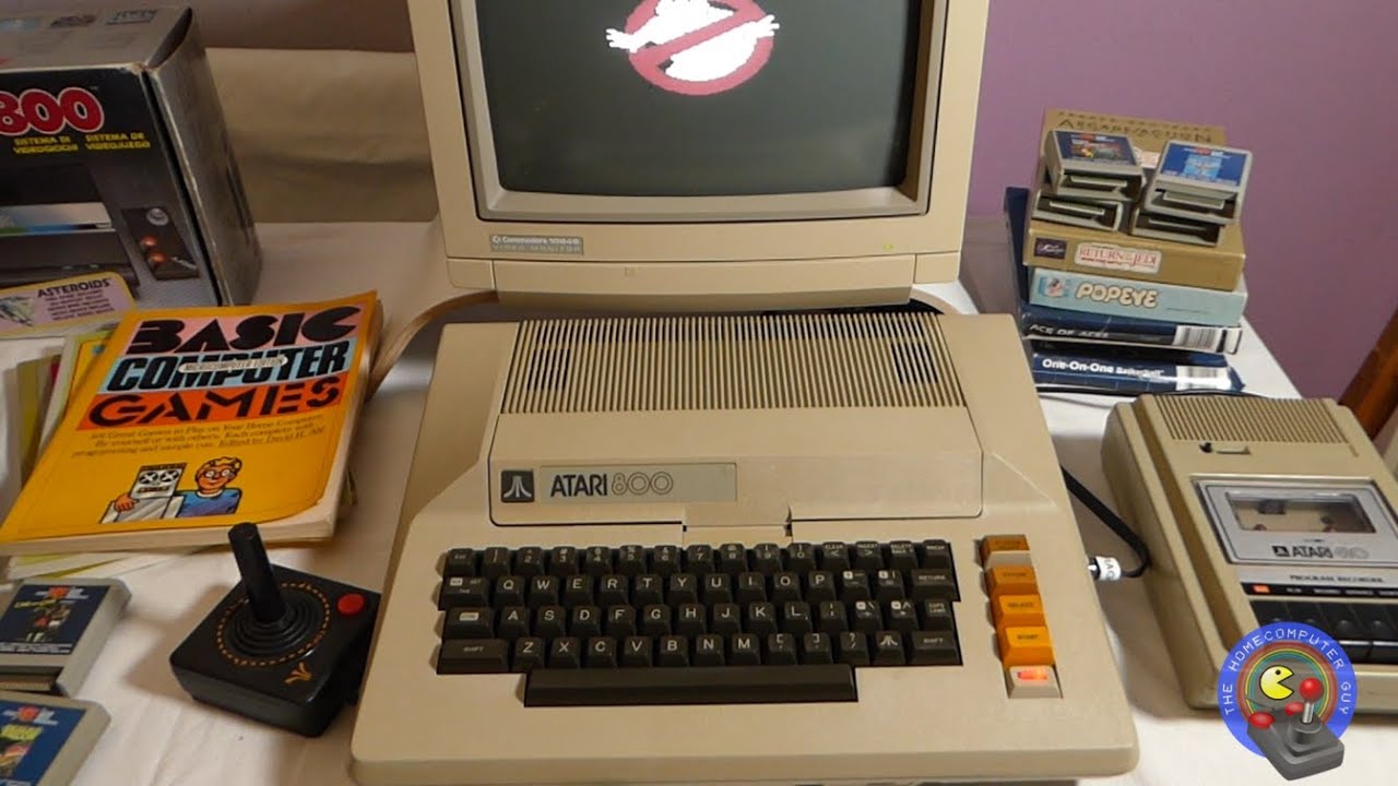 SID vs POKEY - C64 vs ATARI 800 based on the Ghostbusters game soundtrack