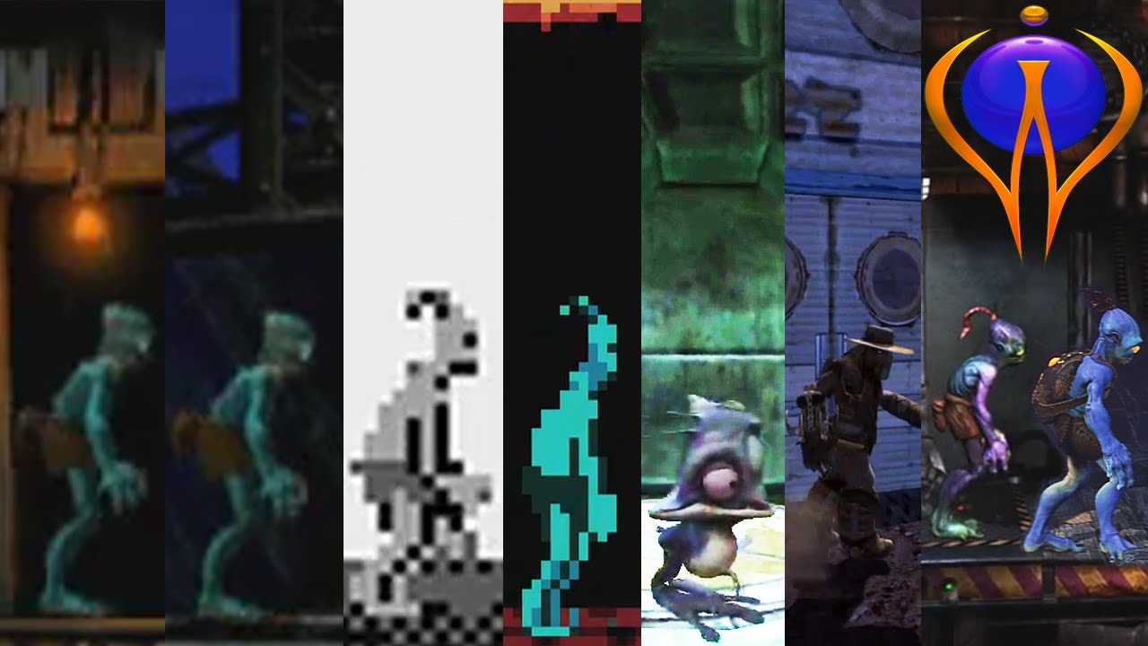 Evolution Of The Oddworld Games