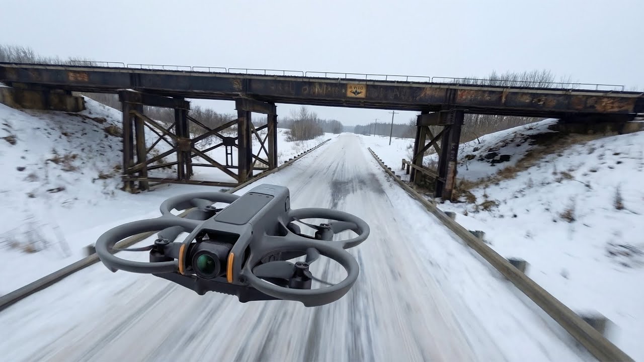 DJI Avata 2 Train Bridge Freestyle