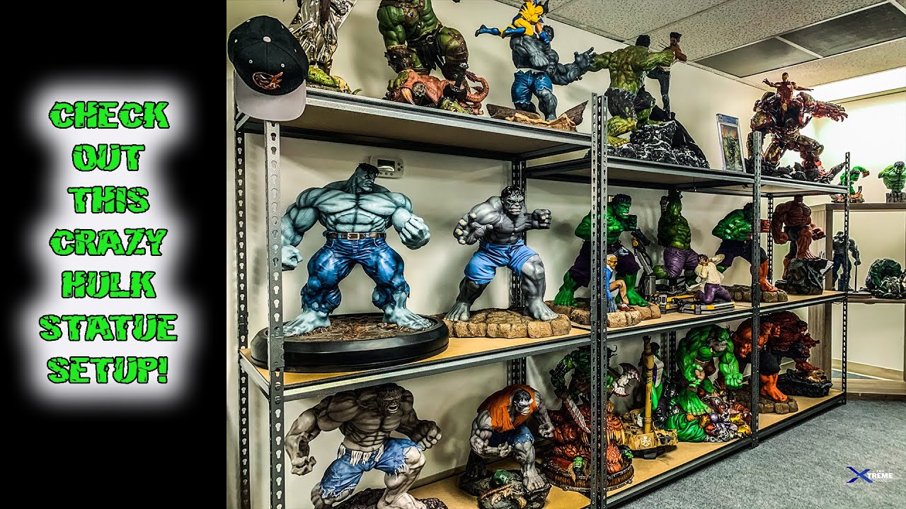 Custom HULK STATUES!  Red, Green, Grey, Compound!
