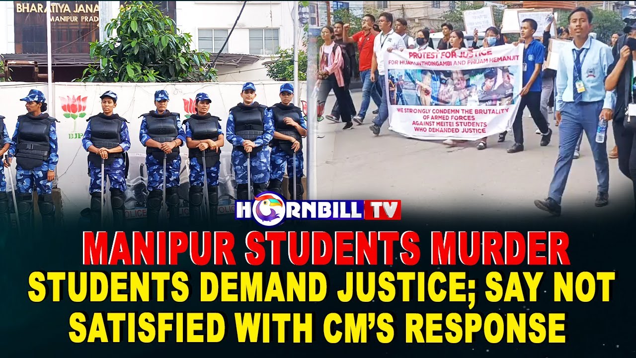MANIPUR STUDENTS MURDER: STUDENTS DEMAND JUSTICE; SAY NOT SATISFIED WITH CM&rsquo;S RESPONSE