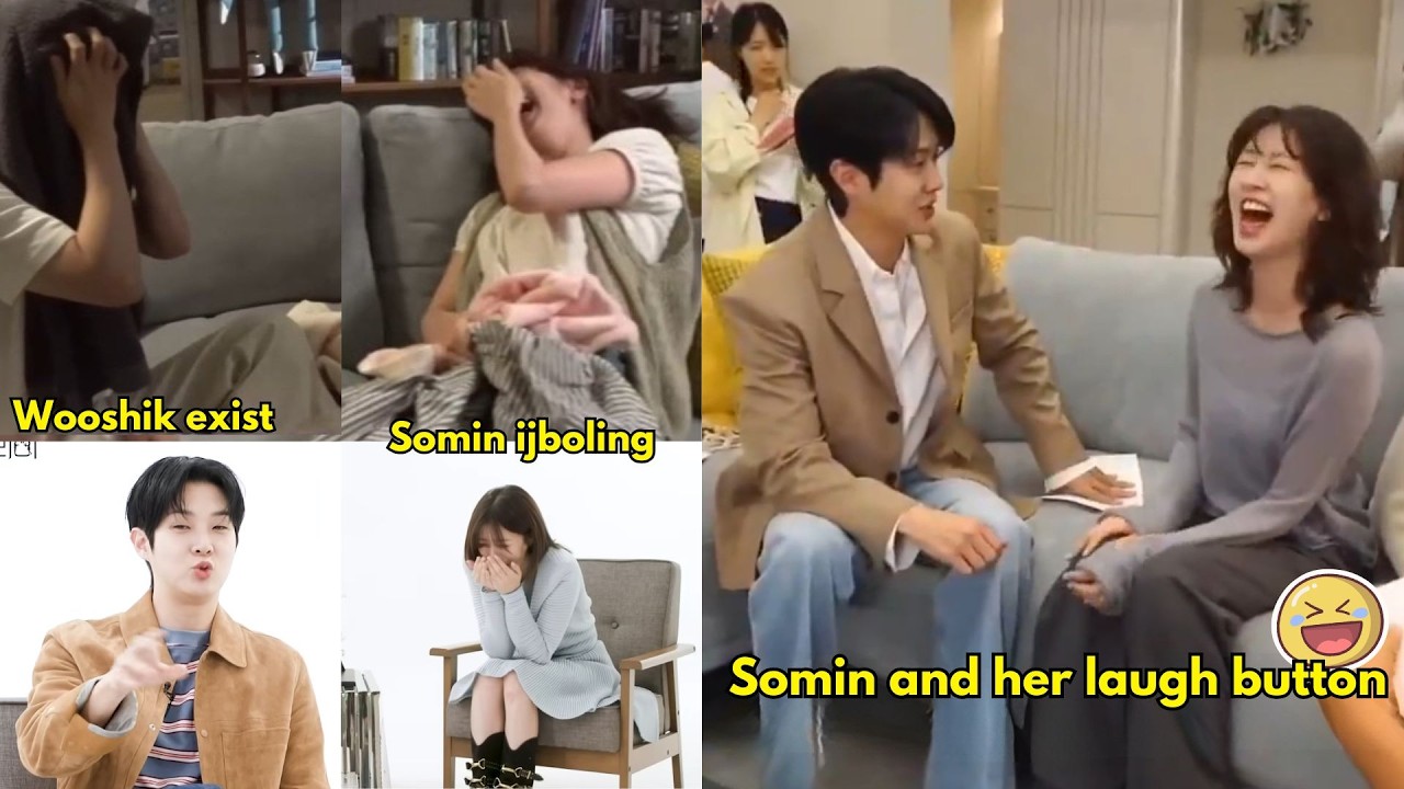 Choi Wooshik is literally allergic to being serious & it matches with ijbol queen Somin perfectly😭