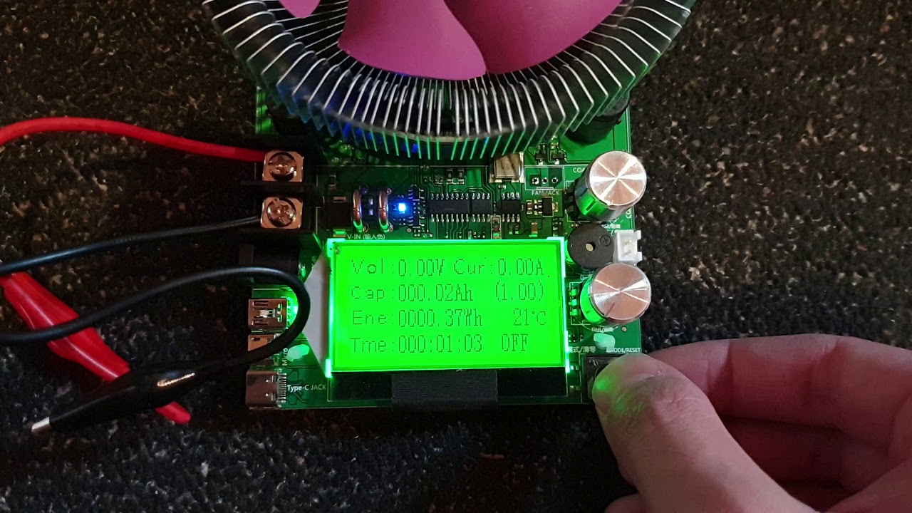 Elektronická zátěž na DC až 150W