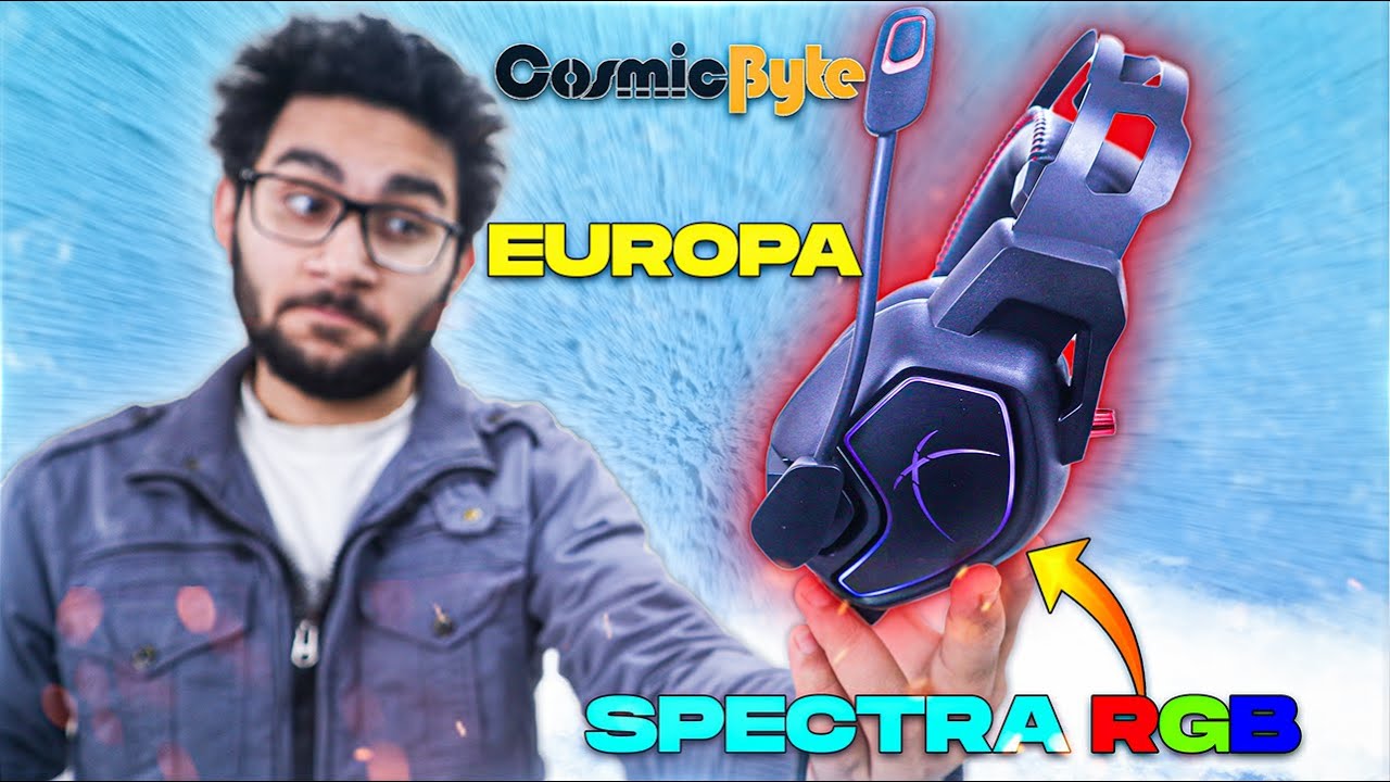 *Impressive Gaming Headphones* Cosmic Byte Europa 7.1