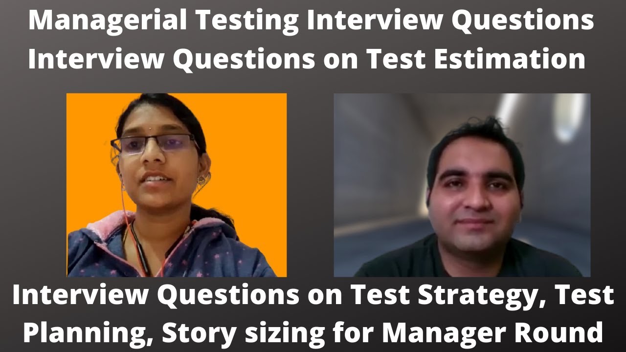 Managerial Testing Interview Experience| Real Time Interview Questions & Answers