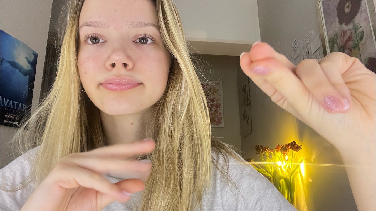 ASMR for relaxation!! 🌙🌸 rambling, finger fluttering and tapping! 💤