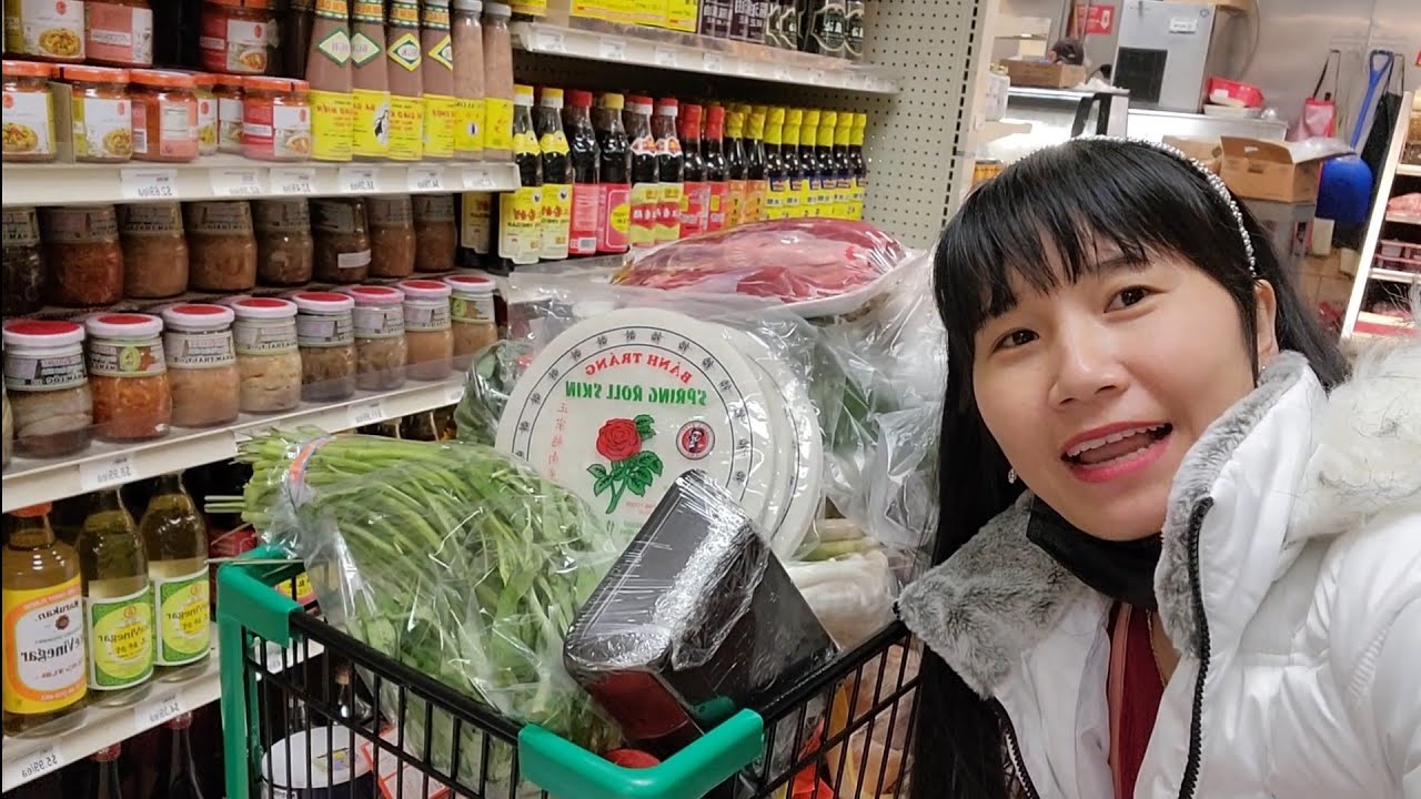 ĐI CHỢ CHÂU Á,MUA VỊT, GÀ, CÁ,GIA VỊ,MỰC,ỐC THỊT BÒ,GIÒ HEO
