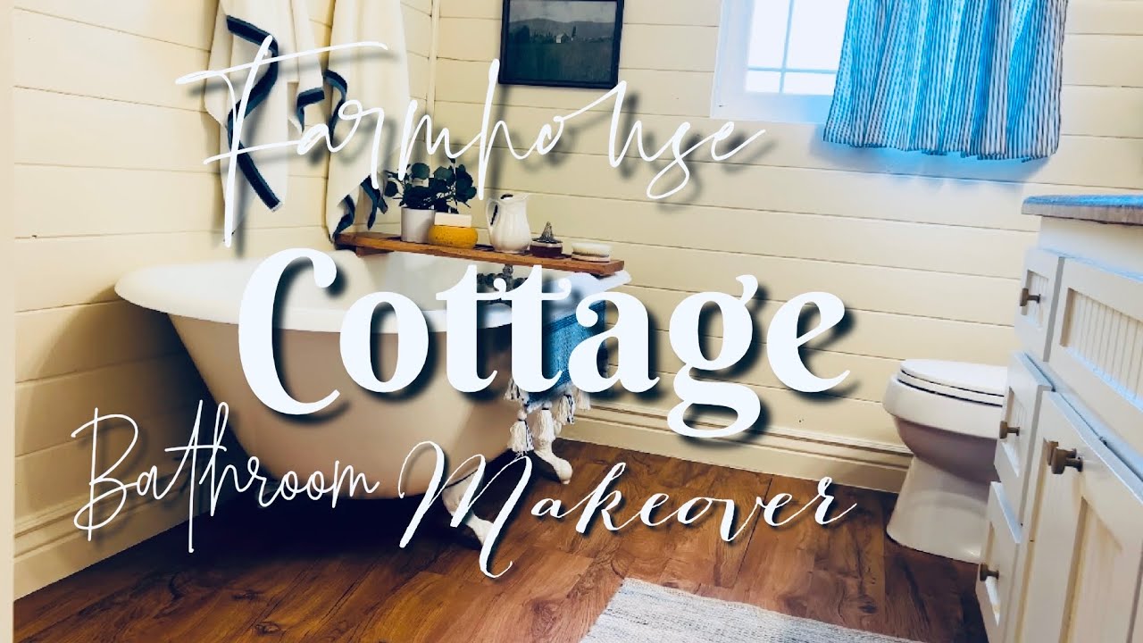 Farmhouse /Cottage bathroom makeover