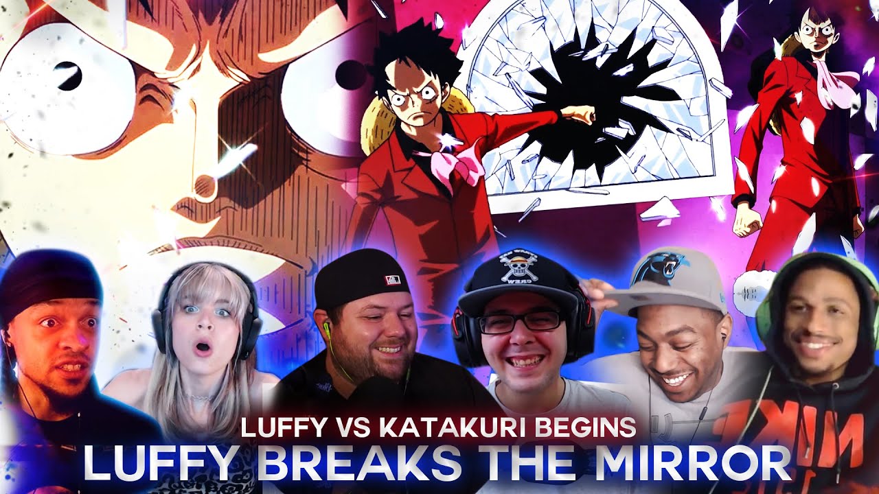 Luffy Breaks The Mirror ! Katakuri vs Luffy Begins ! Reaction Mashup