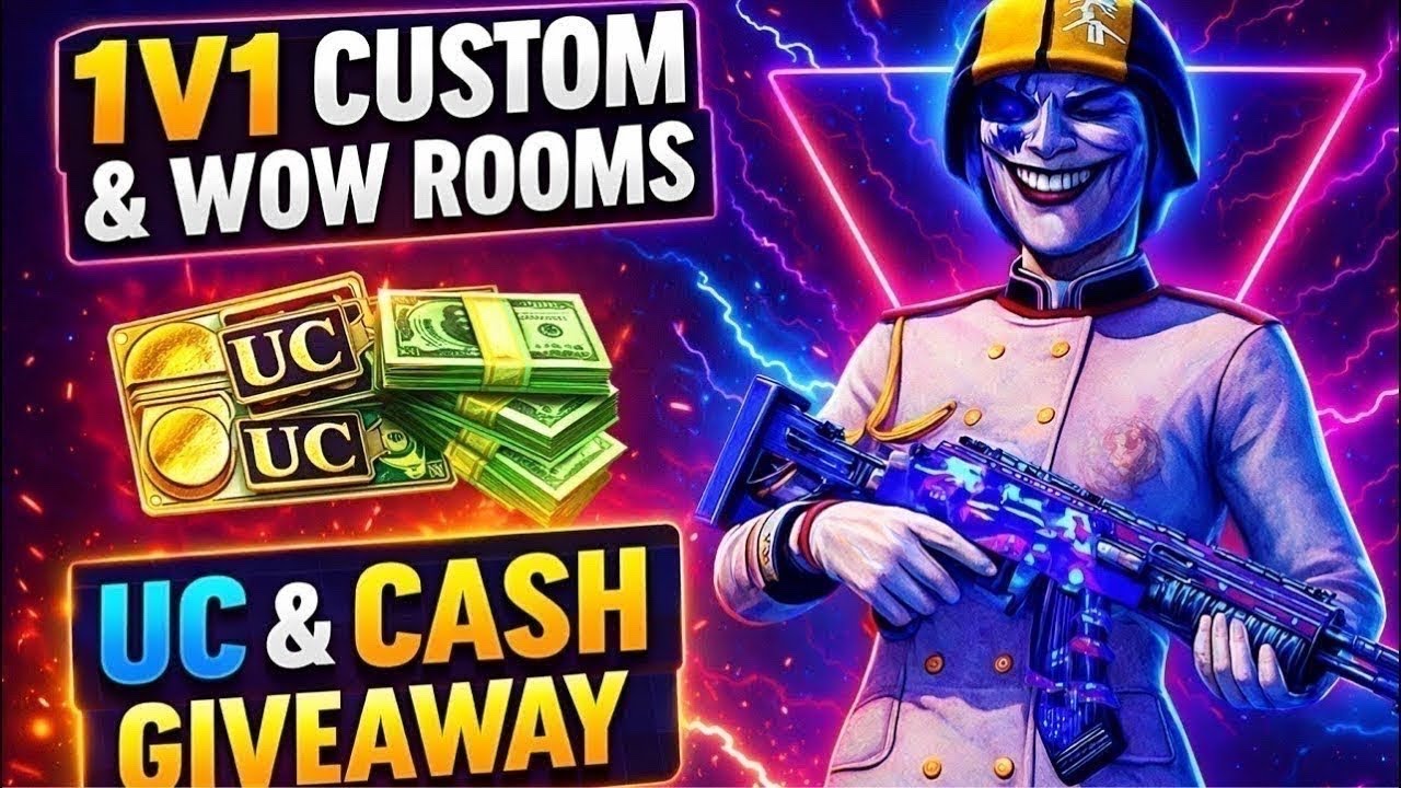 914 RONGEL X LIVE 1v1 coustoms and wow rooms and uc and cash give away