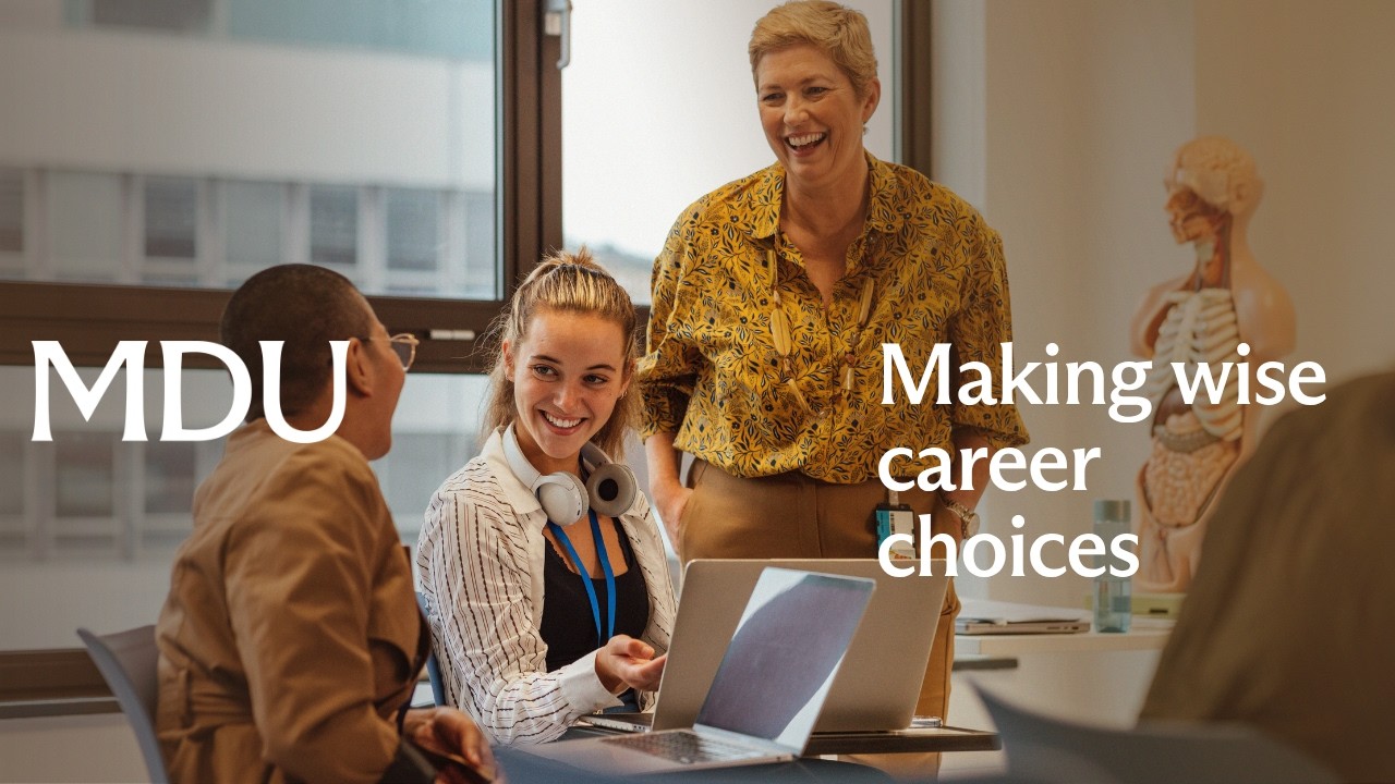 MDU Webinar: making wise career choices