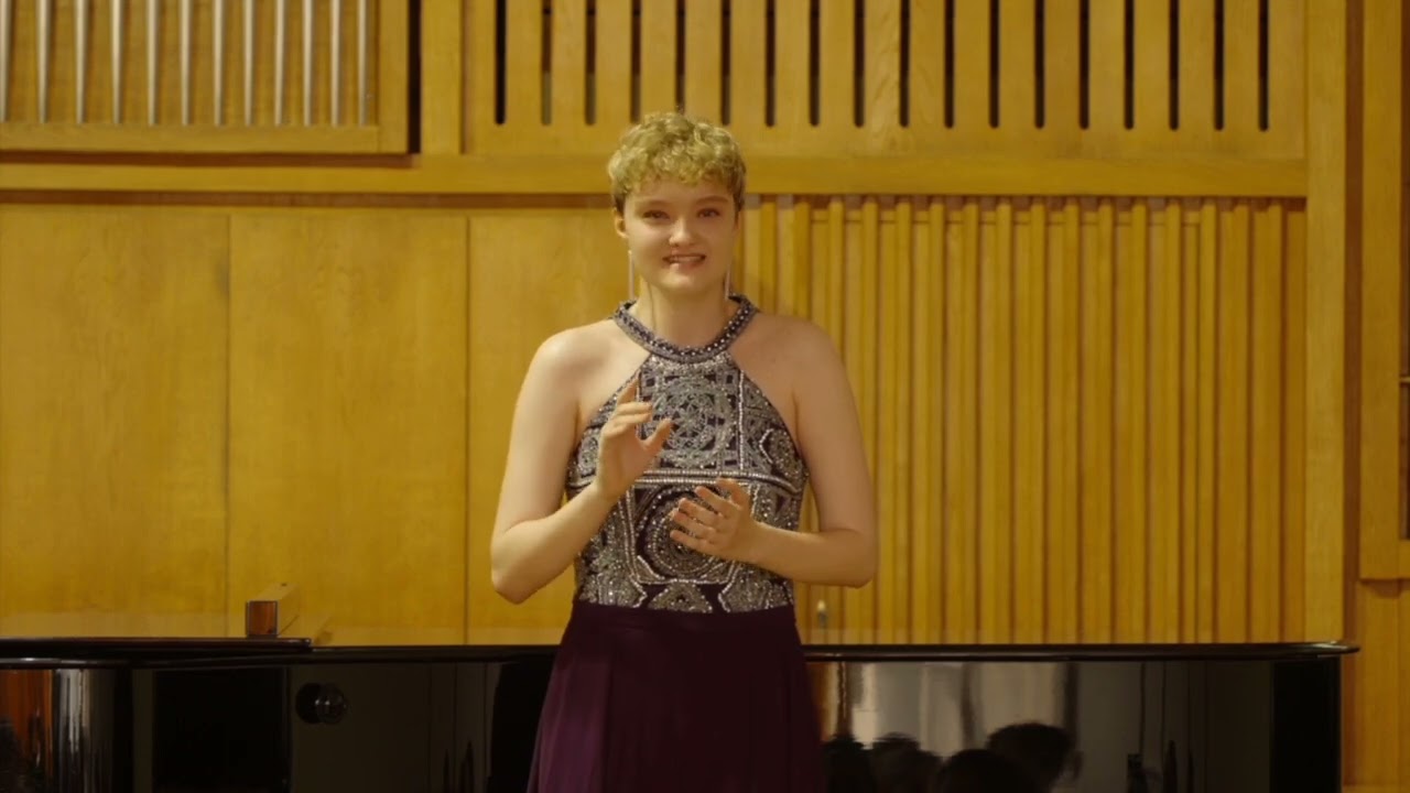 Госэкзамен в АМУ при МГК, Una voce pocco fa, Rossini, Evdokia Onuchina 19 y.o.