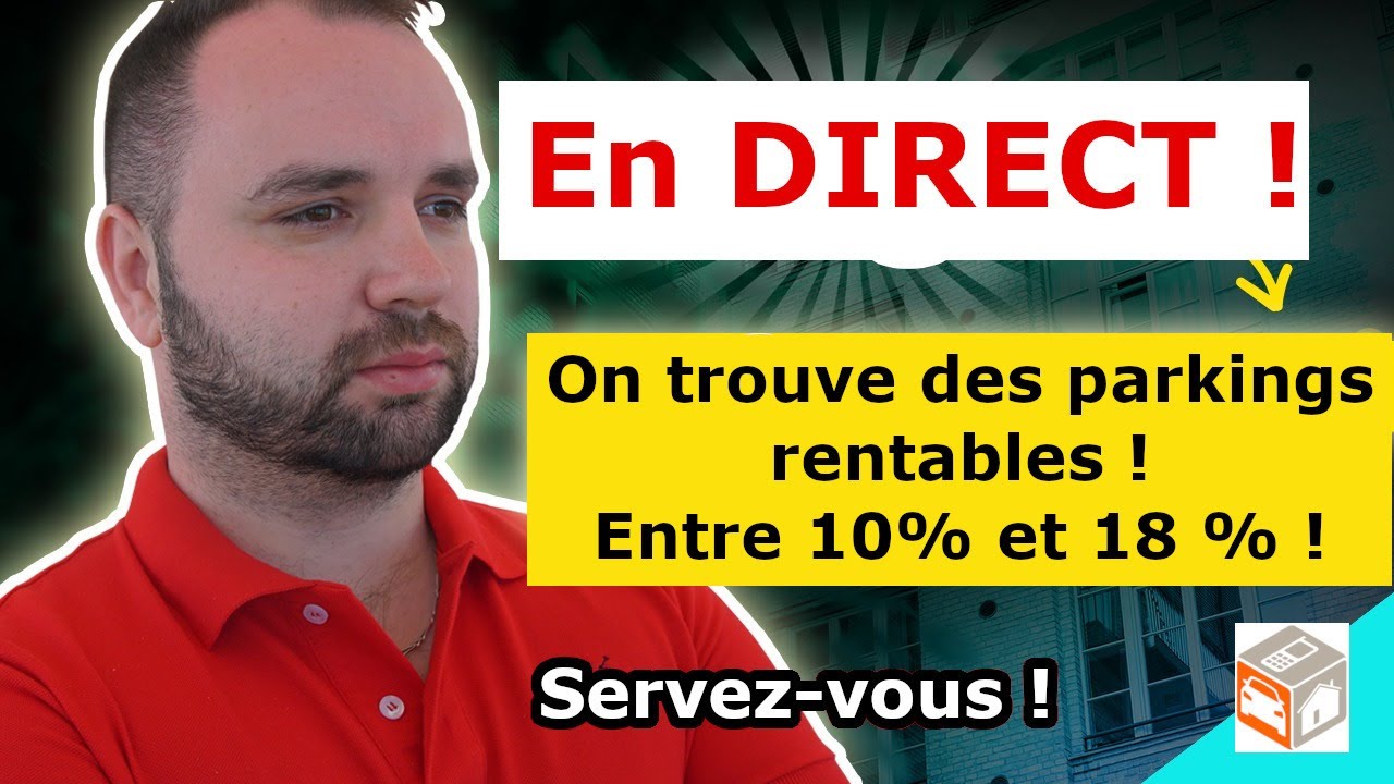 On trouve des parkings rentables en direct (18% de rentabilité !)