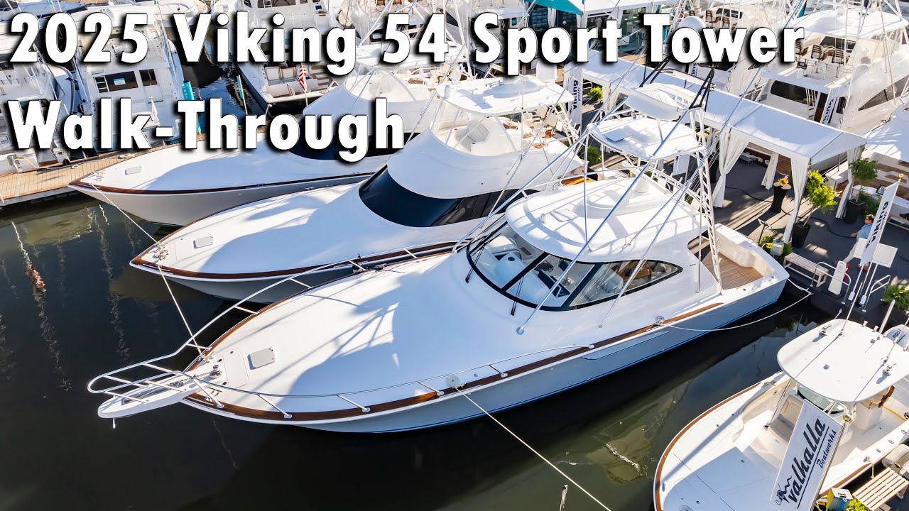 The 2025 Viking 54 Sport Tower- Full Tour – The Ultimate Offshore Machine