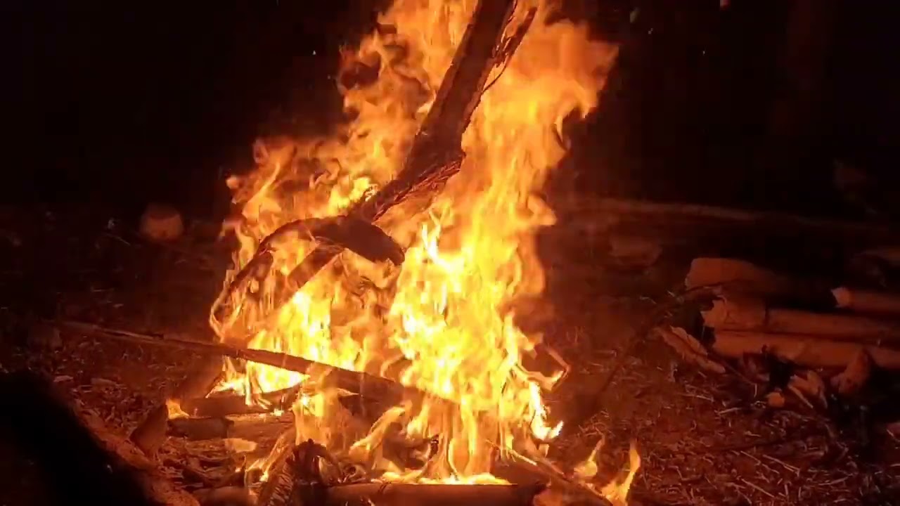 Asmr api keren 4k enak buat relaksasi penghantar tidur