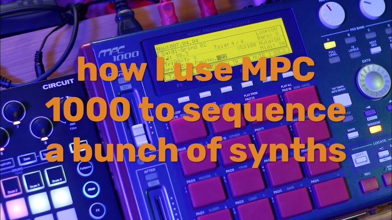 Gear: Sequencing multiple synths w/ MPC 1000.