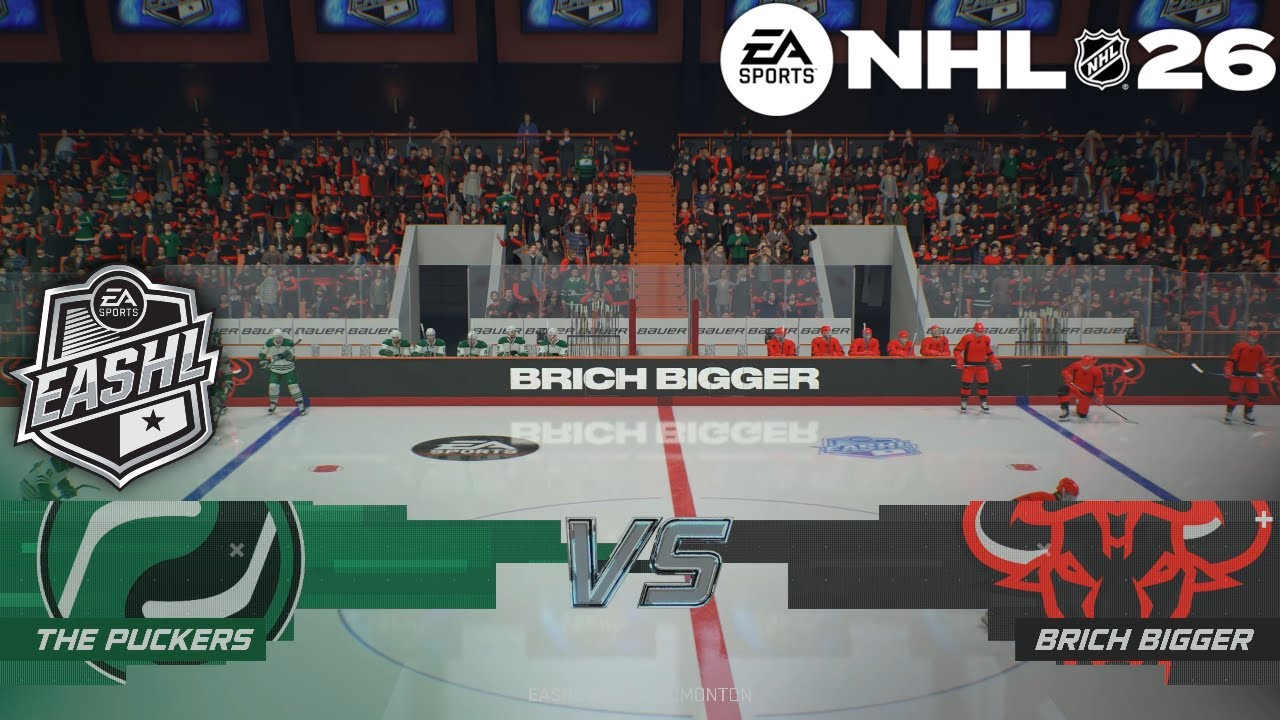 The Puckers vs. Brich Bigger - NHL 26 EASHL 3v3 Season Play (S3) 2-1-26 (4K)