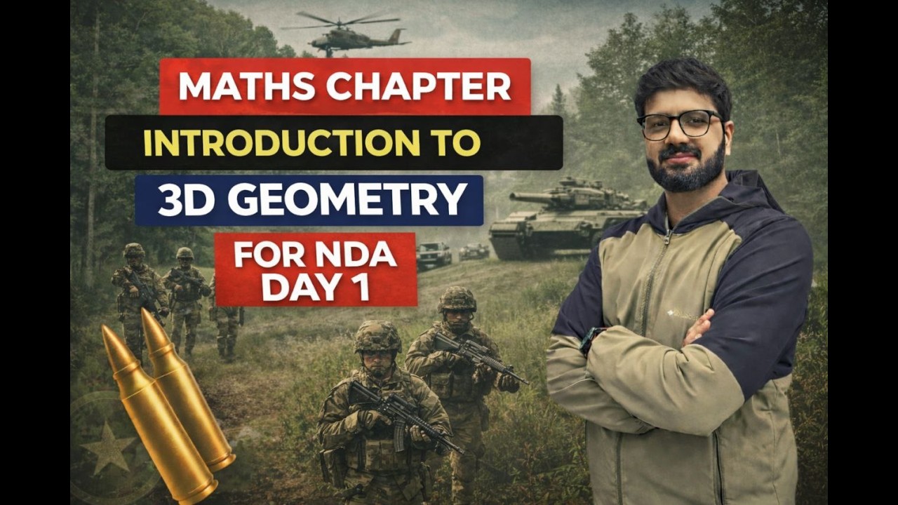 Introduction to 3D Geometry CLASS-01 BY ABHIJEET SIR | NDA MATHS